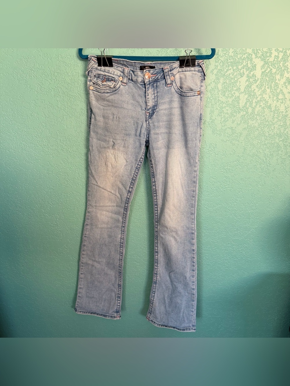True Religion BECCA Light Blue Bootcut Jeans